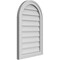 Ekena Millwork Round Top Surface Mount PVC Gable Vent w/ 2"W x 1-1/2"P Brickmould Frame, 18"W x 28"H GVPRT18X2802SN - alternate 4
